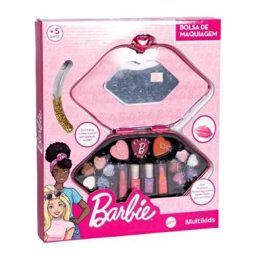Imagem de Bolsa De Maquiagem Barbie Multikids - BR2421, Rosa