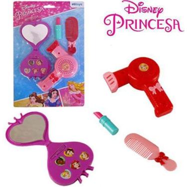Imagem de Kit beleza infantil com secador e acessorios 4 pecas princesas - Etyto