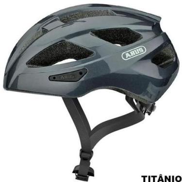 Imagem de Capacete Ciclismo Abus Macator Cinza Tamanho M 52 a 58