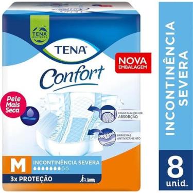 Imagem de Fralda descartavel biofral tena confort plus m c/8 unid - ESSITY