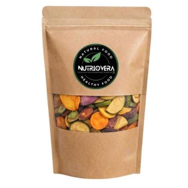 Imagem de Mix de Vegetais Desidratados Snacks Natural Nutriovera 200g, Único, Ve