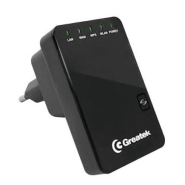 Imagem de REPETIDOR WIFI 300 MBPS GREATEK 2.4 GHz 20dBm Preto