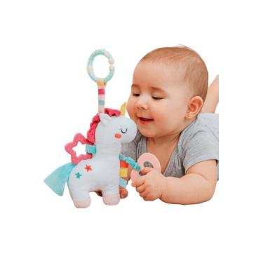 Imagem de Unicórnio Musical Buba Brinquedo Bebê Mordedor Pelúcia