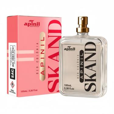 Imagem de Desodorante Colônia Feminina Skand 100ML Fragrância Floral Adocicada com Mel e Gardênia Apinil