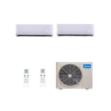 Imagem de Ar Condicionado VRF/Multi Split Inverter Midea Atom 28.000 BTUs (1x 9000 HW + 1x 12000 HW ) Quente Frio - 220V
