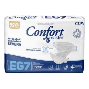 Imagem de Fralda Geriátrica Confort Master Regular Incontinência TAMANHO:EG, EG
