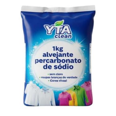 Imagem de Percarbonato 100% Puro 1KG Lava Roupas, Clareador, Branqueador e Alvej