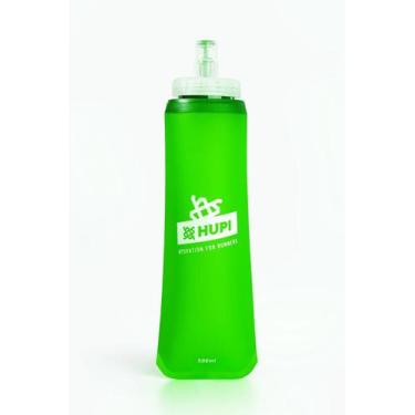 Imagem de Garrafa Dobrável Soft Flash HUPI Verde - 500ml, VERDE, 500 ML