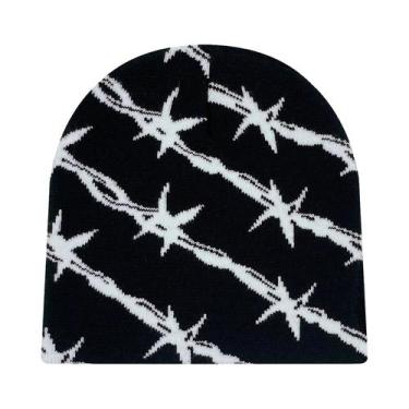 Imagem de Gorro Tricotado Unissex Quente Para Outono E Inverno, Tendência De Mod