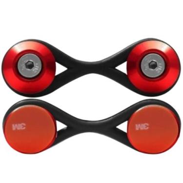 Imagem de Trava de Parachoque Anilha Decorativo Vermelho TDP10 - P2