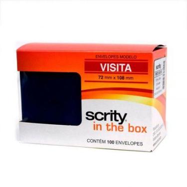 Imagem de Envelope Color Plus Azul Escuro 72x108mm 100und Scrity
