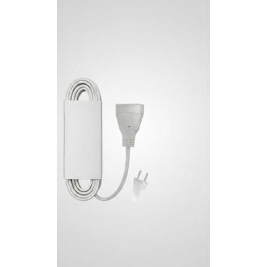 Imagem de Extensão Elétrica Bipolar 1,5m Branco - Congratulations Store