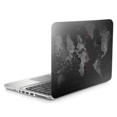 Imagem de Skin Adesivo Protetor Para Notebook 15,6 Mapa Mundi D1