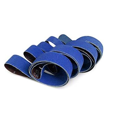 Imagem de 4 pcs 2 "x 72" 40/60 / 80 / 120girt Belts de lixamento de cerâmica Bandas grossas 50x1800mm YYDFPIIA