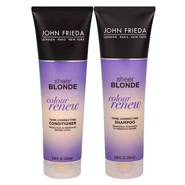 Imagem de John Frieda - Kit Shampoo + Condicionador- Sheer Blonde Color Renew Tone-Correcting 250ml (Cada)