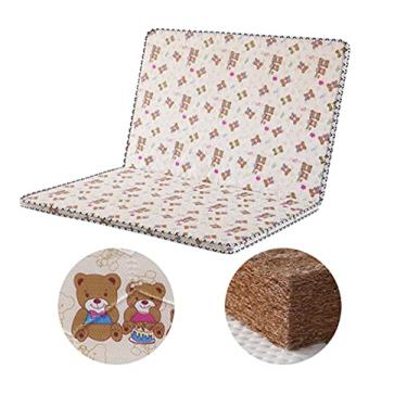 Imagem de Colchão dobrável portátil, 2 colchões, esponja de alta elasticidade, portátil, espessa, 5 cm, para colchão único, duplo, casa, escola, urso, 150 x 200 cm