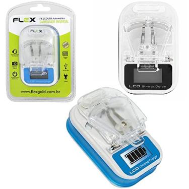 Imagem de CARREGADOR DE TOMADA UNIVERSAL BIVOLT COM DISPLAY LCD + ENTRADA USB FLEX GOLD
