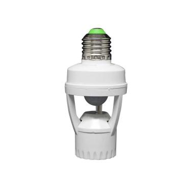 Imagem de Sensor De Presença Com Fotocélula Para Lâmpada Soquete E27 Bivolt