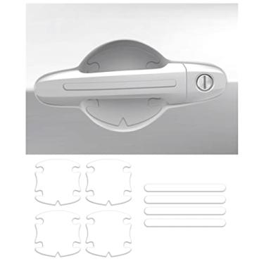 Imagem de Kit de Adesivo Protetor para Maçaneta de Carro Auto Pvc Transparente