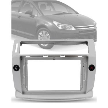 Imagem de Moldura Painel 2 Din 9" Polegadas Citroen C4 Pallas 2008 até 2016