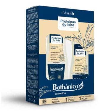 Imagem de Bothânico Kit Proteínas Do Leite Shampoo e Condicionador Vegano - Kit de Shampoo e Condicionador - Hidratante e Nutritivo