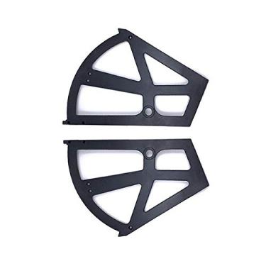 Imagem de BE-TOOL Moldura flip para armário de sapato 228 x 255 mm dobradiças de armário de sapatos de plástico dobradiças de armário de armazenamento de duas camadas para armário, estojo de sapato preto (1 par)