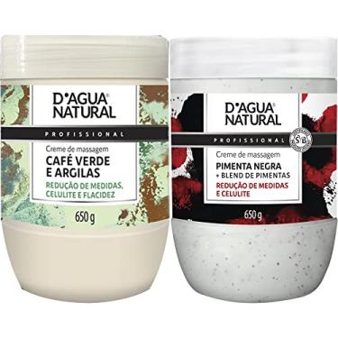 Imagem de KIT CREME DE MASSAGEM PIMENTA NEGRA E CAFÉ VERDE E ARGILAS
