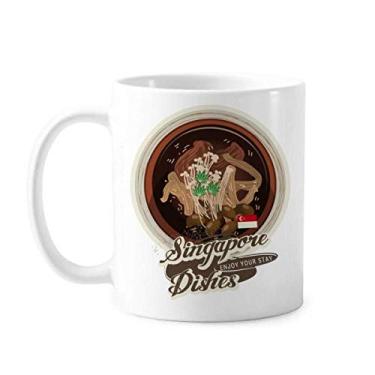 Imagem de Caneca tradicional de Singapura Bak Kut Teh cerâmica xícara de café porcelana louça