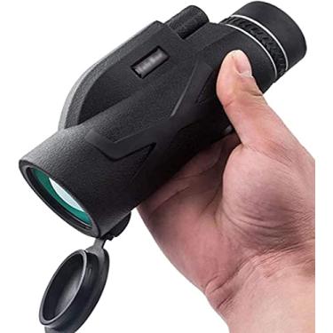 Imagem de Telescópio Monocular de Alta Potência 80x100 com Telescópio Múltiplo BAK5 Portátil - Lente de Zoom Revestida Profissional À Prova D' Água ou Acampamento para Observação de Pássaros