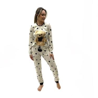 Imagem de Pijama recco comprido visco dry estampado feminino