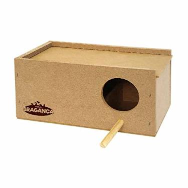 Imagem de Ninho de Madeira Bragança para Pássaros Calopsita