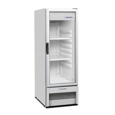 Imagem de Expositor/Refrigerador Vertical Metalfrio 256 Litros VB25, Porta de Vidro, Branco