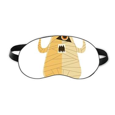 Imagem de Corpse Fear Halloween Ghost Happy Sleep Eye Shield Capa para sombra noturna macia