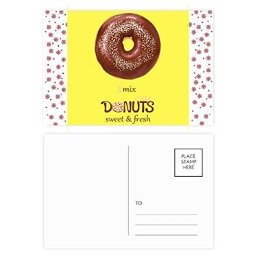 Imagem de Chocolate Rosquinha Sobremesa Comida Doce Natal Natal Celebração Cartão Postal Cartão Bênção