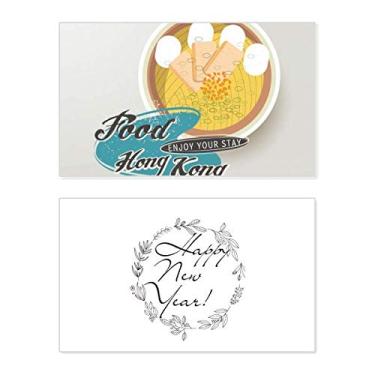 Imagem de Cartão de felicitações Hong Kong Ramen China Ano Novo Festival Bless Message Present