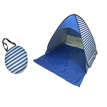 Imagem de Barraca de pop-up automática instantânea Potável Barraca de praia leve Proteção UV ao ar livre Barraca de acampamento de pesca Abrigo solar (B)