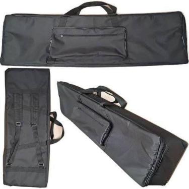 Imagem de Capa Bag Master Luxo Teclado Korg Sp200 Nylon Preto Carbon