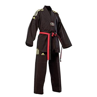 Imagem de Dobok Adidas Taekwondo Adichamp Preto Tamanho:180cm