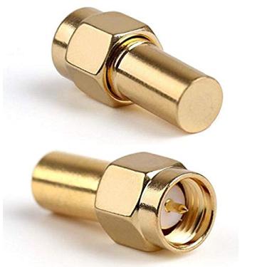 Imagem de Adaptador conector coaxial RF DHT Electronics, SMA macho, terminação coaxial carrega 1 W DC- 3,0 GHz 50 ohm, pacote com 2