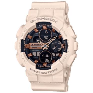 Imagem de Relógio CASIO G-SHOCK feminino rose anadigi GMA-S140M-4ADR