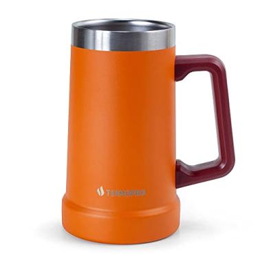 Imagem de Caneca Térmica para Cerveja Laranja 709 Ml Termopro