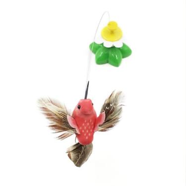 Imagem de Brinquedos Automáticos Para Gatos, Design De Flor De Pássaro, Brinquedo Interativo Divertido Para Gatos, Brinquedo Giratório Para Gatos, Brinquedo Elétrico Para Ambientes Internos E Externos