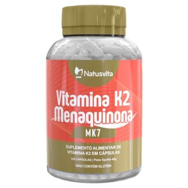 Imagem de Vitamina K2 MK7 120 cápsulas Importada 149mcg por cápsula (01 Frasco)