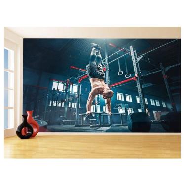 Imagem de Papel De Parede 3D Academia Exercício Crossfit 3,5M Aca13