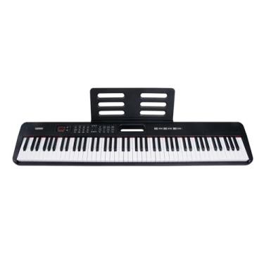 Imagem de teclado eletrônico para iniciantes 88 Teclas Piano Teclado Musical Instrumentos Musicais Profissionais Sintetizador De Órgão Eletrônico Digital Para Adultos