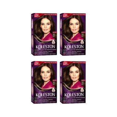 Imagem de Coloraçao Koleston 30 Castanho Escuro-Kit C/4Un