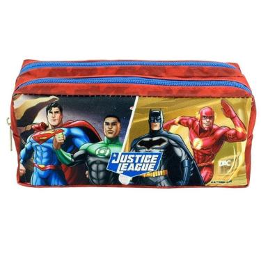 Imagem de Estojo Duplo Liga da Justiça em Tecido DAC