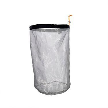 Imagem de Tbest Bolsa de malha âncora, sacos ultraleves de malha com cordão, bolsa de armazenamento, cam, caminhada, visibilidade, bolsa de malha 5 (XXL preto)