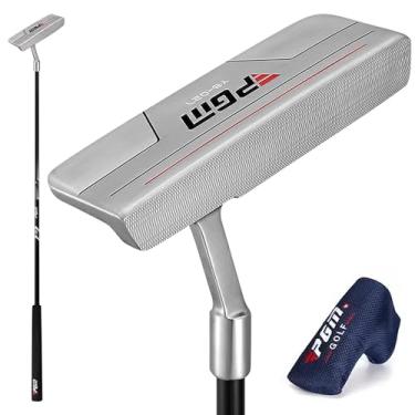 Imagem de PGM Putter de suporte de golfe, taco único com centro de gravidade baixo estável, taco de golfe de alto perdão, com auxílio de alinhamento