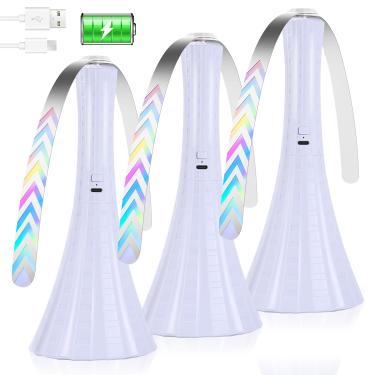 Imagem de Ventoinhas recarregáveis para mesas, ventiladores de moscas para mesas ao ar livre, USB, ventiladores de moscas para manter as moscas afastadas por lâminas macias, ventiladores de comida para